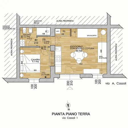 Dimora Cassoli Апартаменты